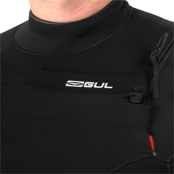 2025 Gul Mens Response FX 3/2mm GBS Chest Zip Wetsuit RE1240-C1 - Black / Contour Camo